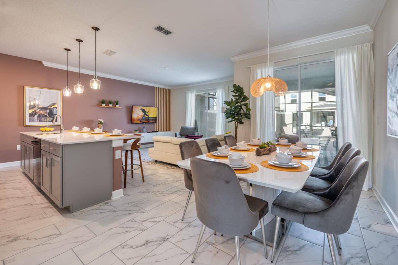 Awesome Home With Private Pool Near Disney Kissimmee Bagian luar foto